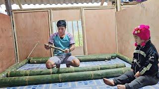 Policeman Nam continues to complete the bed for his disabled sister.