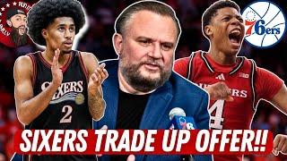 (BREAKING!) The Sixers have MADE AN OFFER to the San Antonio Spurs to TRADE UP for Dylan Harper