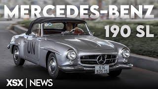 Ông Đặng Lê Nguyên Vũ cầm lái 'Ông cụ' 60 tuổi Mercedes-Benz 190 SL hàng hiếm ở Việt Nam | XSX