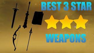 The Best 3 Star Weapons for Each Weapon Types - Genshin Impact Weapon Guide F2P