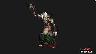 Warlords of Draenor Male Undead New Character Model Animations