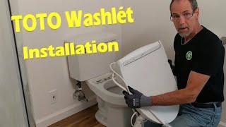 TOTO Washlét Bidet Toilet Seat Installation