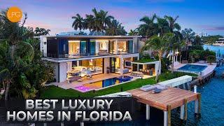 TOUR OF THE BEST FLORIDA LUXURY HOMES YOU'VE EVER SEEN | MILLIONAIRE HOME TOUR