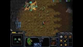 StarCraft: Brood War Gameplay Terran VS Protoss (CPU) 4:45 minutes