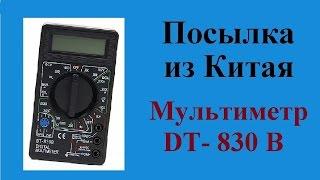 Посылка из Китая: Мультиметр DT-830B (компактный и дешевый электро тестер)