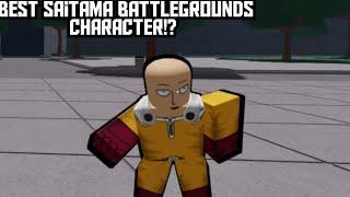 The Best Character in Saitama Battlegrounds!?