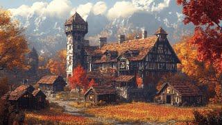 The Town in the Mountains - Relaxing Fantasy Medieval Music