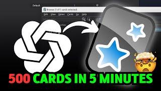 Using ChatGPT To Create Anki Flashcards in MINUTES (Save Time in Medical School)