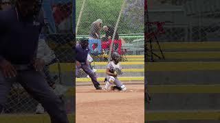 Softball catcher clips - catch Macie #softball #softballlife #shortvideo #softballplayer