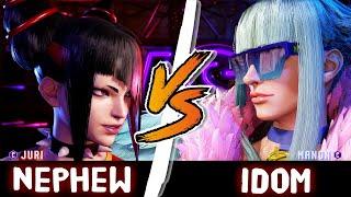 SF6 - Nephew (Juri) vs iDom (Manon) - Street fighter 6