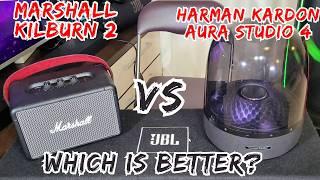 Which is better? Harman Kardon Aura Studio 4 VS Marshall Kilburn 2