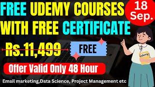 Udemy Free Courses With Free Certificate | Learn New Skills Online | Beginner to Advance Course