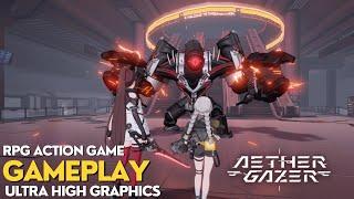 Aether Gazer Gameplay First Look Ultra High Graphics on iPhone 14 Plus