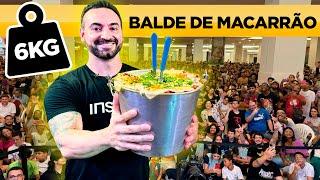 O DESAFIO MAIS DIFÍCIL!! BALDE de MACARRÃO! *6KG* Valendo R$4000