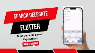 Mastering Custom Search Delegate in Flutter | Build Dynamic Search Experiences