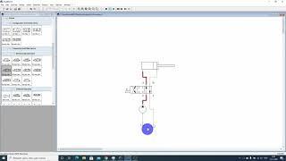 FluidSIM  Урок №1 -Простое построение гидравлической схемы и работа гидродвигателя #FluidSIMHydrolic