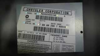 Need a Code for Chrysler Jeep and Dodge Radios?