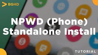 NPWD (Standalone Phone Resource) | FiveM Full Install Tutorial/Overview