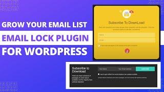 How To Email Lock WordPress Digital Downloads, Pages or Content | Subscribe To Download