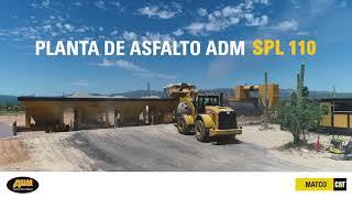 ADM SPL 110 Asphalt Plant with Baghouse