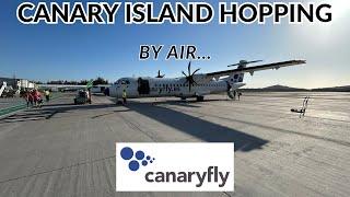 Canaryfly ATR72-500 from Gran Canaria to Fuerteventura. Flying the other Canarian airline!