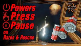 Powers Press Pause on Rares & Rescue (Elite Dangerous)