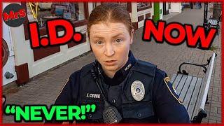 Ginger Female Cop Gets Shut Down and Completely Educated | Id Refusal #76