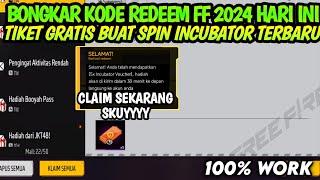 KODE REDEEM FF!! KODE REDEEM FREE FIRE TERBARU 3 Oktober 2024 HARI INI‼️