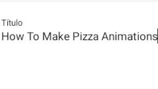 How To Make Pizza Animations