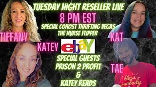 Live Reseller Show Chat The Nurse Flipper Co Host @ThriftingVegas  @Prison2Profit  @KateyReads​