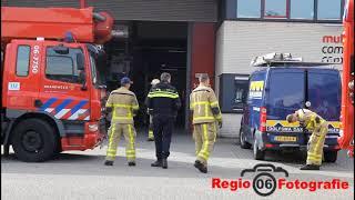 Dakbrand na dakwerkzaamheden Schumanpark Apeldoorn