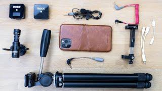 iPhone Video Making Accessories — Microphones, Tripod, and the Phone Mount