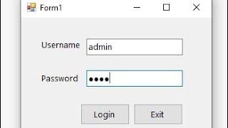 Create Login Form with Sql Database - Step by step - Vb.net