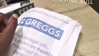 #vegangsta #greggs #vegansausageroll vegangsta tries Gregg's vegan sausage roll