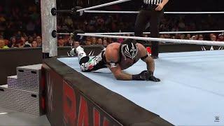 Rey Mysterio y Dragon Lee Vs The War Raiders Vs The New Day - WWE RAW 28 de Octubre 2024 Español