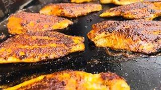 The Ultimate Cajun Blackened Catfish on the Blackstone!