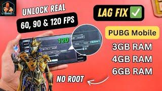 Unlock Real 60 FPS, 90 FPS, 120 FPS in PUBG Mobile | HOW TO FIX LAG IN PUBG MOBILE 