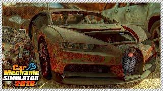 Ultra Rare Abandoned Bugatti Chiron - Car Mechanic Simulator 2018 | Ep. 16