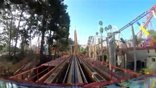 Montezooma's Revenge Roller Coaster POV Knott's Berry Farm