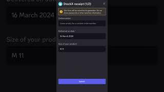 STOCKX RECEIPT GENERATOR | discord.gg/reseller