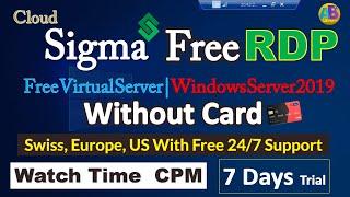 Free VPS Virtual Server | Windows Virtul Machine free | Cloud Sigma || Learninginns