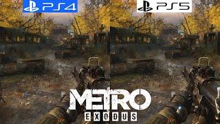 Metro Exodus PS4 vs PS5 - Graphics Comparison - Framerate - 4K - 60FPS - Loading Times