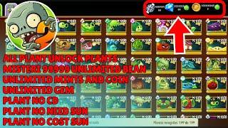 Plants vs Zombies 2 Mod Apk | Unlimited Money, Gems & All Plants Unlocked