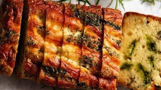 Cheese, Herb and Garlic Quick Bread