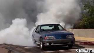 Huge Burnout by Foxbody 5.0 Mustang!