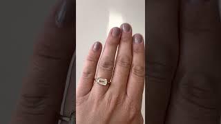 Farley Ring | White Emerald Cut Sapphire Engagement Ring 2.42 ct