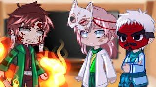 Urokodaki's Students React To Tanjiro Kamado // Demon Slayer // Gacha Club