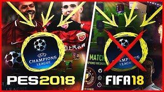 ПОЧЕМУ ЭТО ЕСТЬ В PES 2018, НО НЕТ В FIFA 18 !?