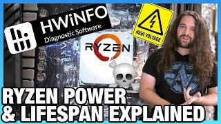 Explained: AMD Ryzen CPU “Burn-Out” & Power Reporting Deviation Benchmarks (HWINFO)