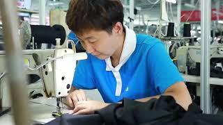 The process of making  men suits in China Factory